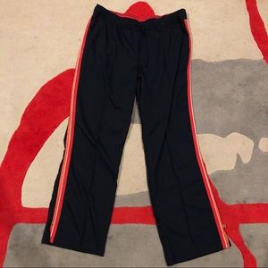 Made for life navy active pants w/side stripe, XL